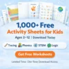 1000+ Kids Activity Worksheets | Printable Learning & Fun Bundle