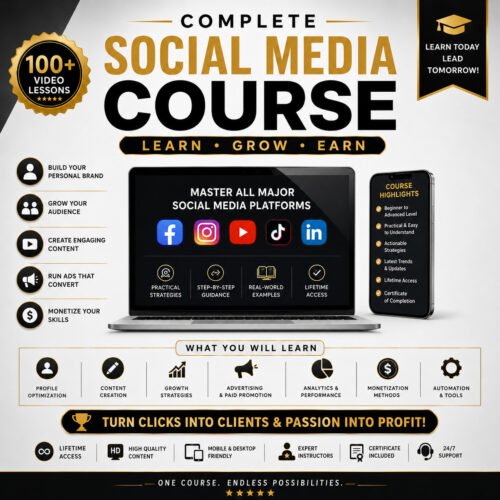 Complete Social Media Marketing Course | Learn, Grow & Monetize